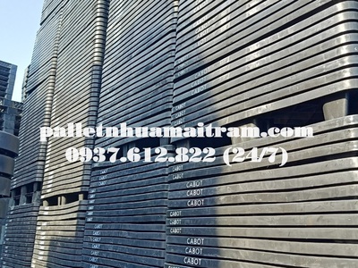 Pallet nhựa qua sử dụng được tái sử dụng lại trên thị trường rất lớn 7