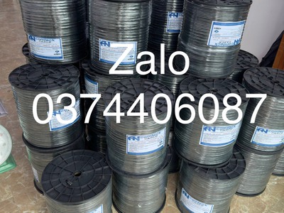 Cáp mạng liền nguồn Cat6 UTP   2C lõi đồng liền nguồn ANCOMTECK mã ACT-6LAN2C-305BK 0