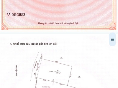 Chính chủ bán lô đất 1517m2 tại KDC Tân Tiến, Phường Hoàng Tiến, TP Chí Linh. 0