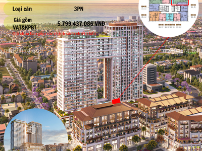 Căn hộ góc 3PN 85m2 Sun Ponte Residence ngay cạnh cầu Rồng - Liên hệ ngay 0