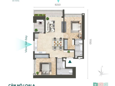 Bán căn hộ cao cấp Vista Residence, vị trí đắc địa trên tuyến đường huyết mạch Hải Châu - ĐN 4