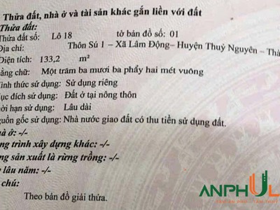 Chính chủ bán lô 18 khu phân lô Vườn Ổi, phường Hoàng Lâm   xã Lâm Động , TP Thủy Nguyên 2