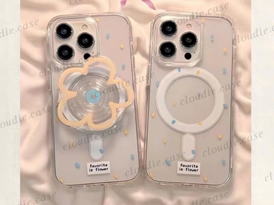 Ốp Lưng iPhone Trong Suốt Trang Trí Ngôi Sao Dễ Thương 3