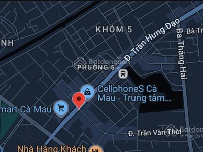 Cho thuê nhà 9.9m x 25.6m mặt tiền đường Trần Hưng Đạo, Phường 5, TP Cà Mau 1