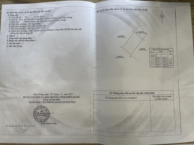 Cần bán gấp đất và nhà tại vĩnh hoà hưng bắc, gò quao, kiên giang  có 400m2 thổ cư . giá: 3tỷ350 4