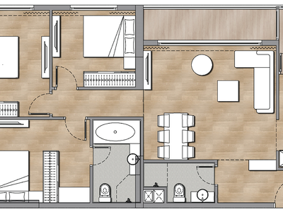 Sun Cosmo - Căn 3PN, 99.1m2 view thành phố, biển đẹp nhất dự kiến bàn giao T6/2025 1