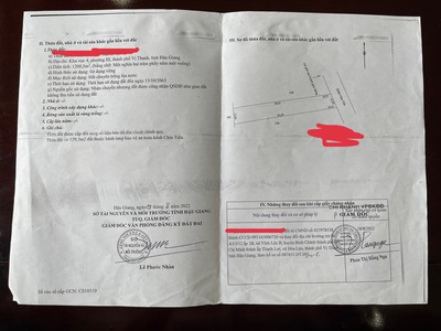 Cần bán gấp đất nền tại kv 4, tp vị thanh, tỉnh hậu giang  gần cầu chín tiền, quốc lộ 61c , giá 430 3