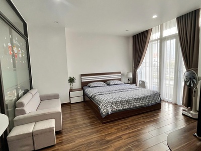 Cho thuê căn hộ 1 p.ngủ tách bếp  43m2  Waterfront City. 0