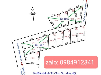 Chính chủ cần bán đất full thổ cư tại xã minh trí, sóc sơn,   hà nội 2