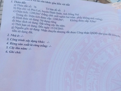 Chính chủ có 2 lô đất cần bán gấp ở đồng nai và đắk nông 3