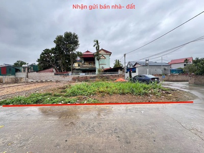 Bán đất nền sổ đỏ thổ cư 100 - Lô góc, đường thông ô tô tránh, gần chợ Thanh Trí, Minh Phú, Sóc Sơn 0