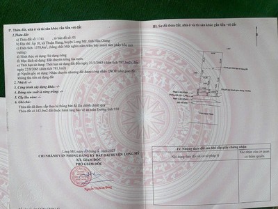 Cần bán đất nền tại ấp 10, xã thuận hưng, huyện long mỹ, tỉnh hậu giang  kế bên cầu ba phát . giá: 4