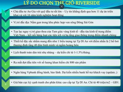 Bán dự án the gió an gia 75m2 2pn 2wc tp biên hòa, dĩ an, hcm, cạnh sông đồng nai, ga metro chỉ 40 1