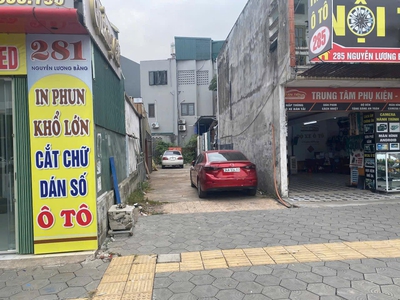 Bán đất mặt đường đôi Nguyễn Lương Bằng, ph Thanh Bình, TP HD, 104.9m2, mt 4.1m, KD 1