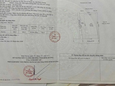 Bán xưởng An Phú - Thuận An . DT 1009m2 2