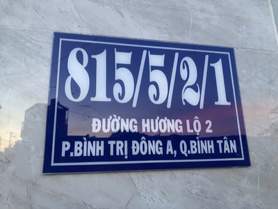 Chính chủ cần cho thuê Nhà 2 tầng 3 mặt tiền hẻm xe tải 1 sẹc cách Hương Lộ 2 khoảng 50m 8
