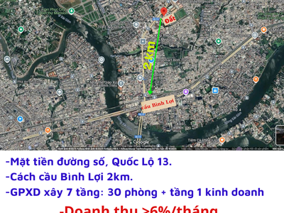 Đất mặt tiền đường số 12m ở p.hiệp bình phước, thủ đức,  dt 209m2  ngang 10m, giá 11 tỷ tl. 2