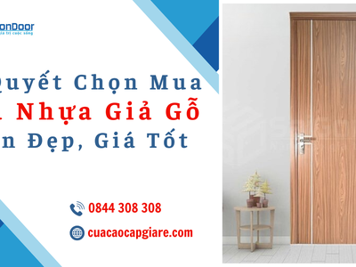 Bí Quyết Chọn Mua Cửa Nhựa Giả Gỗ Bền Đẹp, Giá Tốt 0
