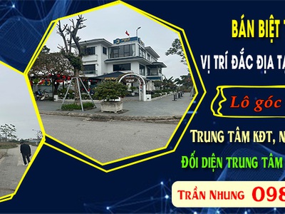 Bán biệt thự độc quyền   vị trí đắc địa tại tây hồ, thị xã quế võ 0