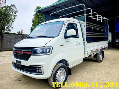 Xe tải SRM T50 thùng mui bạt 1T15 thùng dài 3m1 1