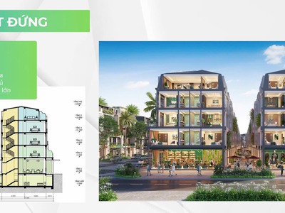 Trục shophouse sun cát bà thấp tầng mặt tiền view biển, chính sách ưu đãi 1