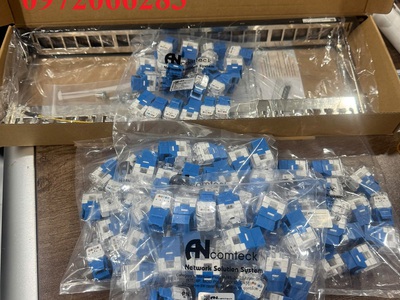 Patch panel 24 cổng Cat6 UTP 1U 19inch hiệu Ancomteck ACT-24S1U,ACT-JK28-C6-US 2