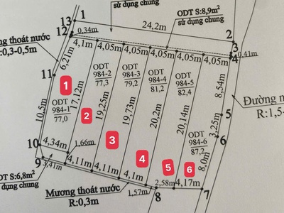  Mặt Đường Liên Phường Trần Hưng Đạo, Thuỷ Nguyên, 77m2, Mt 4,05m, Giá Chỉ 1,7x tỷ  3