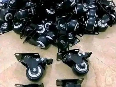Bánh xe đẩy hàng Nylon đen 75mm 3