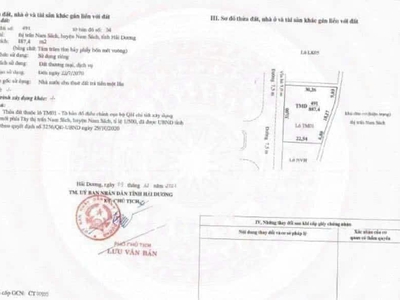 Bán đất thương mại dịch vụ Tây Nam Sách, thị trấn Nam Sách, HD, 887.4m2, mt 33m, giá tốt 2