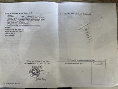 Cần bán đất nền tại vĩnh thuận tây, vị thuỷ hậu giang có  75m2 thổ cư . giá: 2tỷ3 0