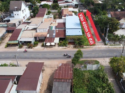 Nợ ngân hàng cần bán gấp mảnh vườn đã lên thổ cư mặt tiền đường dẫn lên cao tốc ngay sau lưng ủy 4