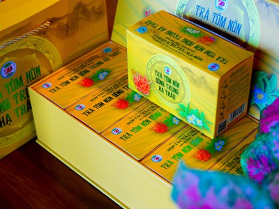 Chè Tôm Nõm Thái Nguyên  sản phẩm đạt OCOP 5 sao tại Thanh Hoá 4