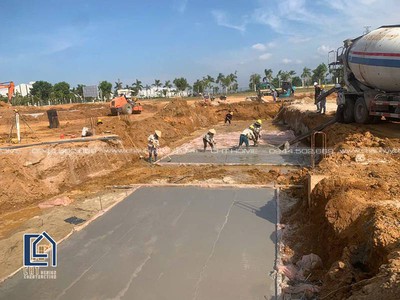 Quy trình chi tiết đổ bê tông lót móng 0