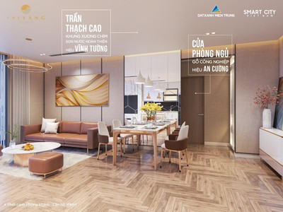 Suất ngoại giao từ 1tỷ5 sở hữu căn 77,4m The Sang Residence, Đà Nẵng, sổ vĩnh viễn từng căn 3
