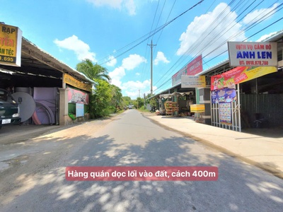Trí bình-thị trấn châu thành kdc đông đủ tiện ích  lô đất full thổ cư mặt tiền nhựa 10m 1