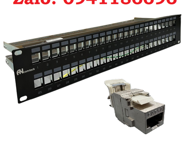 Ổ cắm RJ45 đa năng CAT6A FTP Shielded có chống nhiễu  100/1000  Ancomteck, mã ACT-S6A-001 7