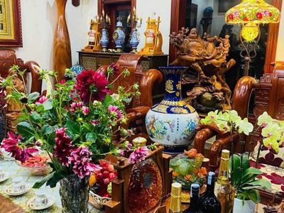 Bán nhà vườn KĐT Tuệ Tĩnh, ph Cẩm Thượng, TP Hải Dương, 108m2, mt 8m, nội thất đẹp 0
