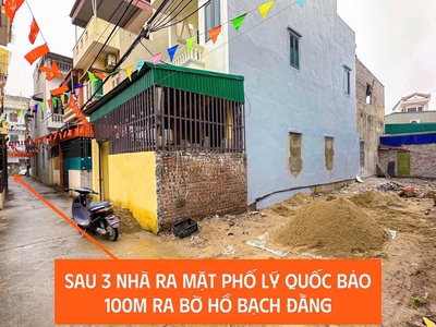 Bán đất ngõ phố Lý Quốc Bảo, TP Hải Dương, 80m2, mt 4m, ngõ oto nhỏ vào được, hướng nam 3