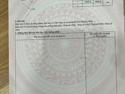 Bán đất lô góc ngõ 23 Cát Vũ   Tràng Cát dt 47,8m2 giá chỉ 1 Tỷ245tr. 0