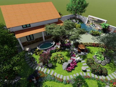 Thi công Cảnh quan sân vườn đẹp cho tổ ấm của bạn ở Đồng Nai 0