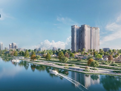 Mặt bằng căn hộ Tòa River 1   Fresia Riverside được thiết kế tối ưu, mang đến không gian sống hiện đ 1
