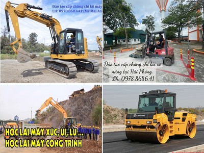 Đào tạo Xe Nâng-Máy Xúc-Máy Cẩu Cấp Chứng Chỉ tại HẢI PHÒNG 0