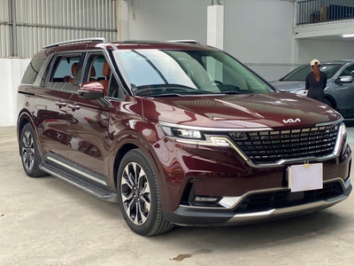 Bán xe Kia Carnival 2023 Signature 2.2D Full dầu, màu đỏ mận. 2