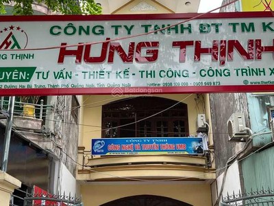 Chính chủ cho thuê nhà số 402 hai bà trưng, trung tâm thành phố quảng ngãi  gần cầu thạch bích 0