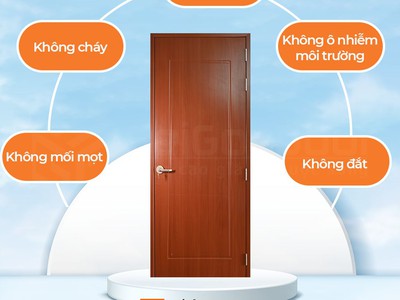 Cửa nhựa giả gỗ Composite sang trọng 0