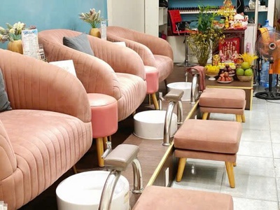 Sang tiệm nails   gội đầu cực đẹp tại 418 huỳnh văn bánh 1