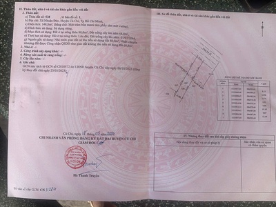 Bán đất đường tỉnh lộ 15 - 148m2 - 5x30 - 80m2 thổ cư - xã nhuận đức - củ chi 2