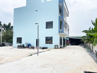 Bán nhà xưởng đường võ văn điều - 1793m2 - 7x76 nở hậu 27m - 606m2 thổ cư - xã trung lập thượng - 1