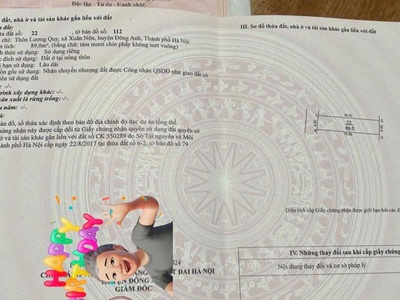 Bán đất 89m2 mặt bìa lương quy xuân nộn đông anh - đường thông ô tô tránh 4