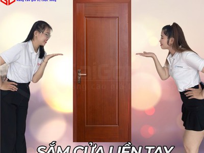 Cửa gỗ công nghiệp sang trọng 0